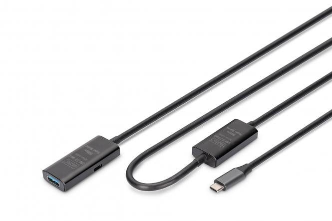 Câble d'extension actif, USB 3.2 5Gbps, USB-C - USB-A, 10m