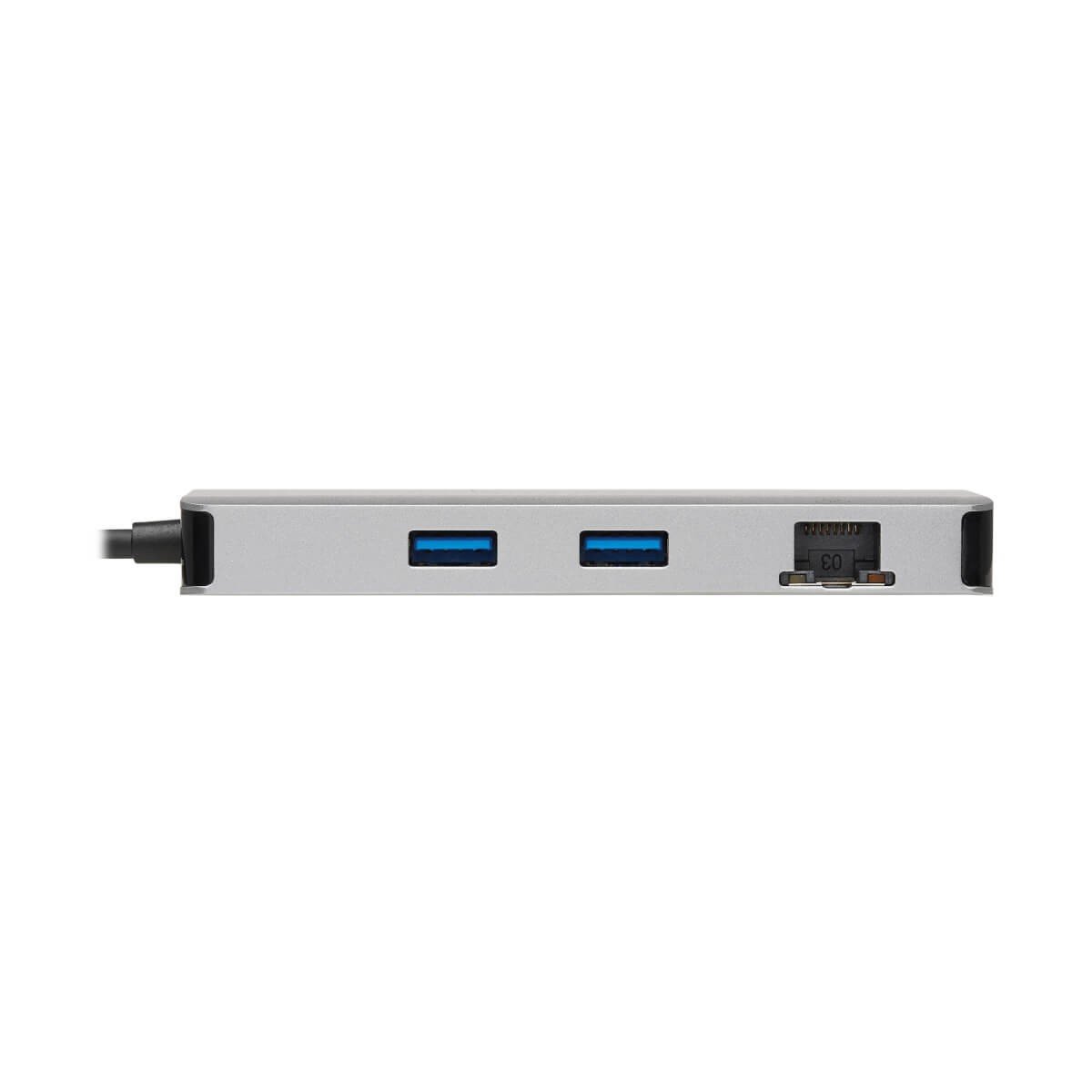 EATON TRIPPLITE USB-C Dock Dual Display 4K 60 Hz HDMI USB 3.2 Gen 1 USB-A Hub GbE Memory Card 100W PD Charging USB-C 2 x HDMI 1GbE