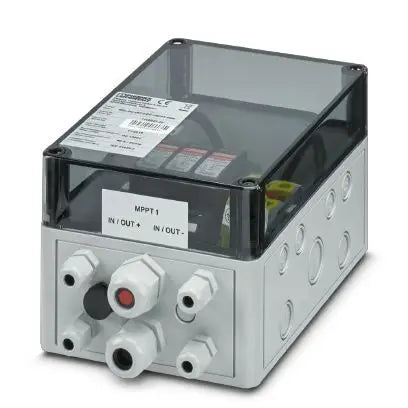 Boîte de jonction avec parafoudres 1MPPT, 1000V CC, T1/T2, IP65, Phoenix Contact