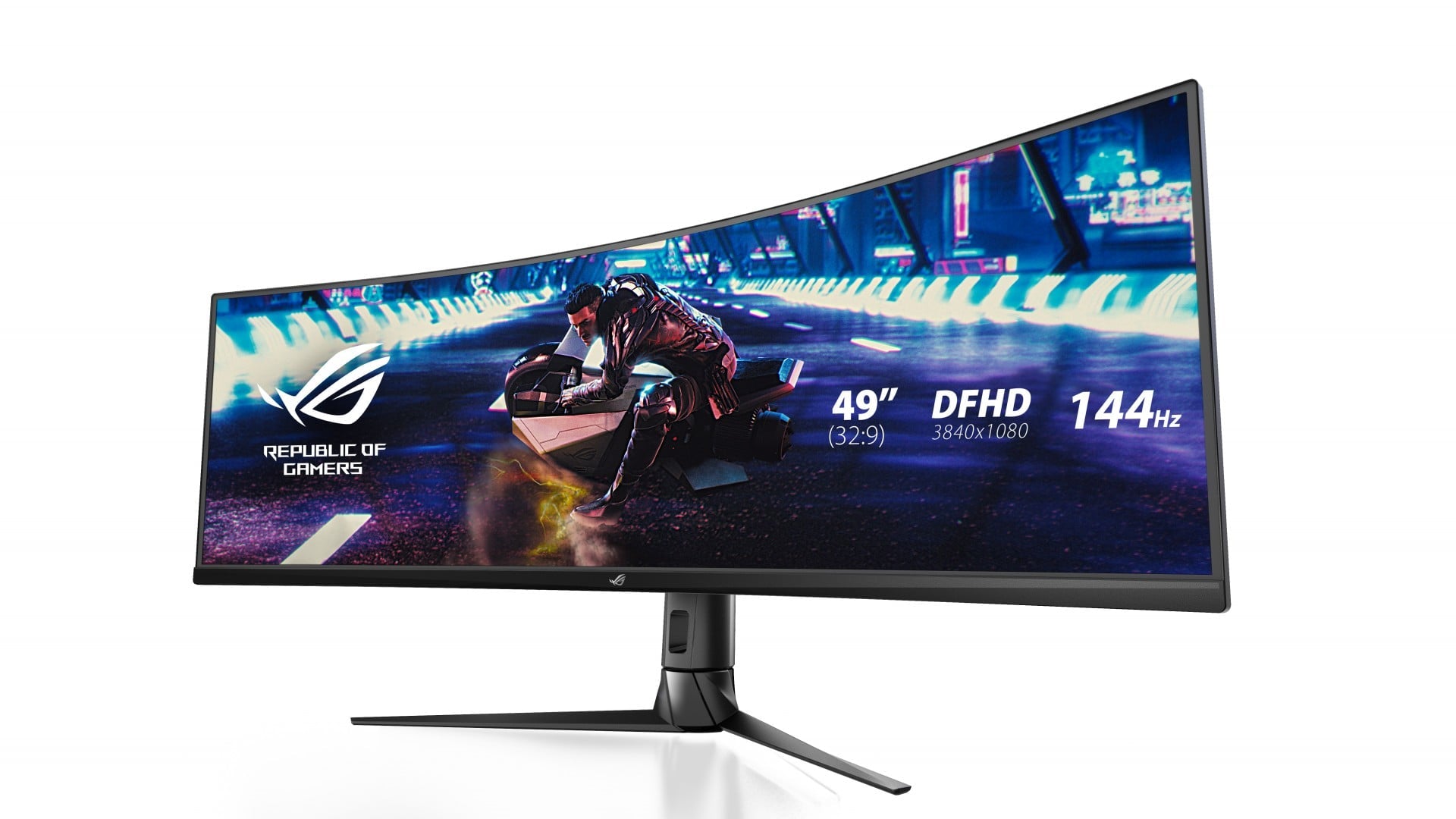 "ASUS ROG Strix XG49VQ écran plat de PC 124,5 cm (49"") 3840 x 1080 pixels Full HD Ultra large LED Noir"