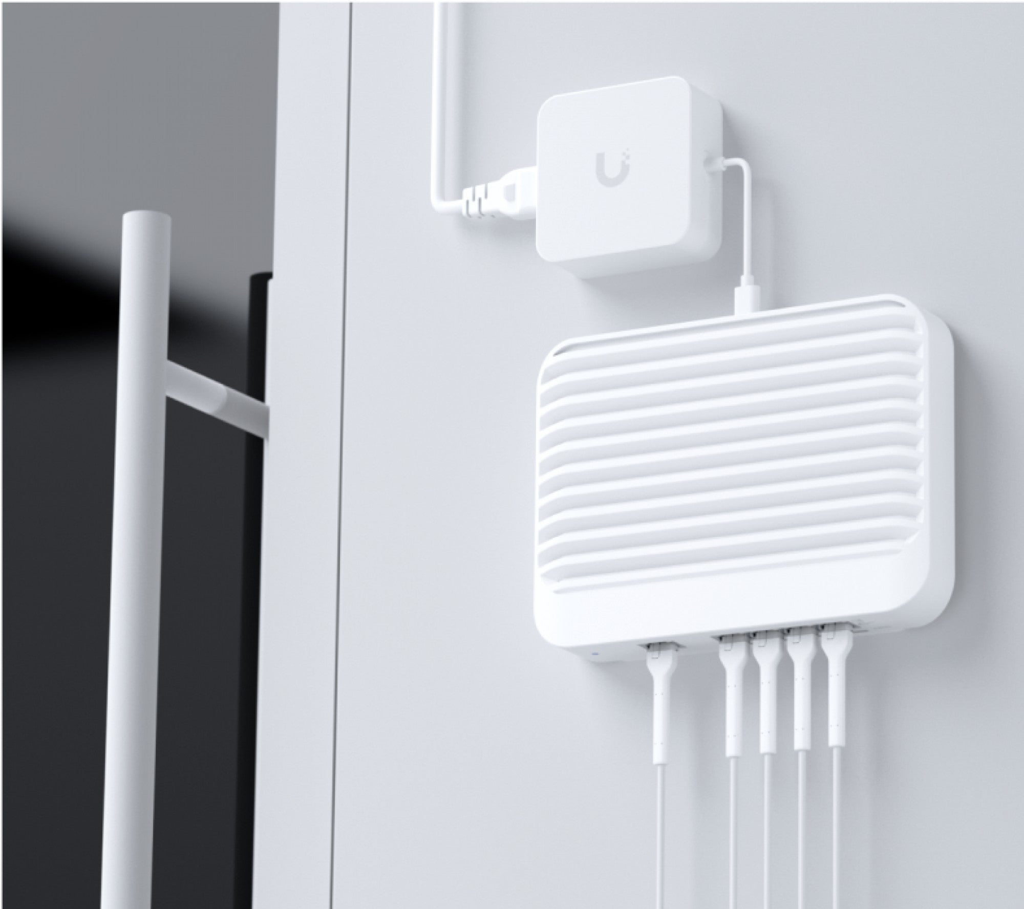 Ubiquiti USW-FLEX-XG Networks UniFi Switch Flex XG Géré L2 10G Ethernet (100/1000/10000) Connexion Ethernet, supportant l'alimentation via ce port (PoE) Blanc