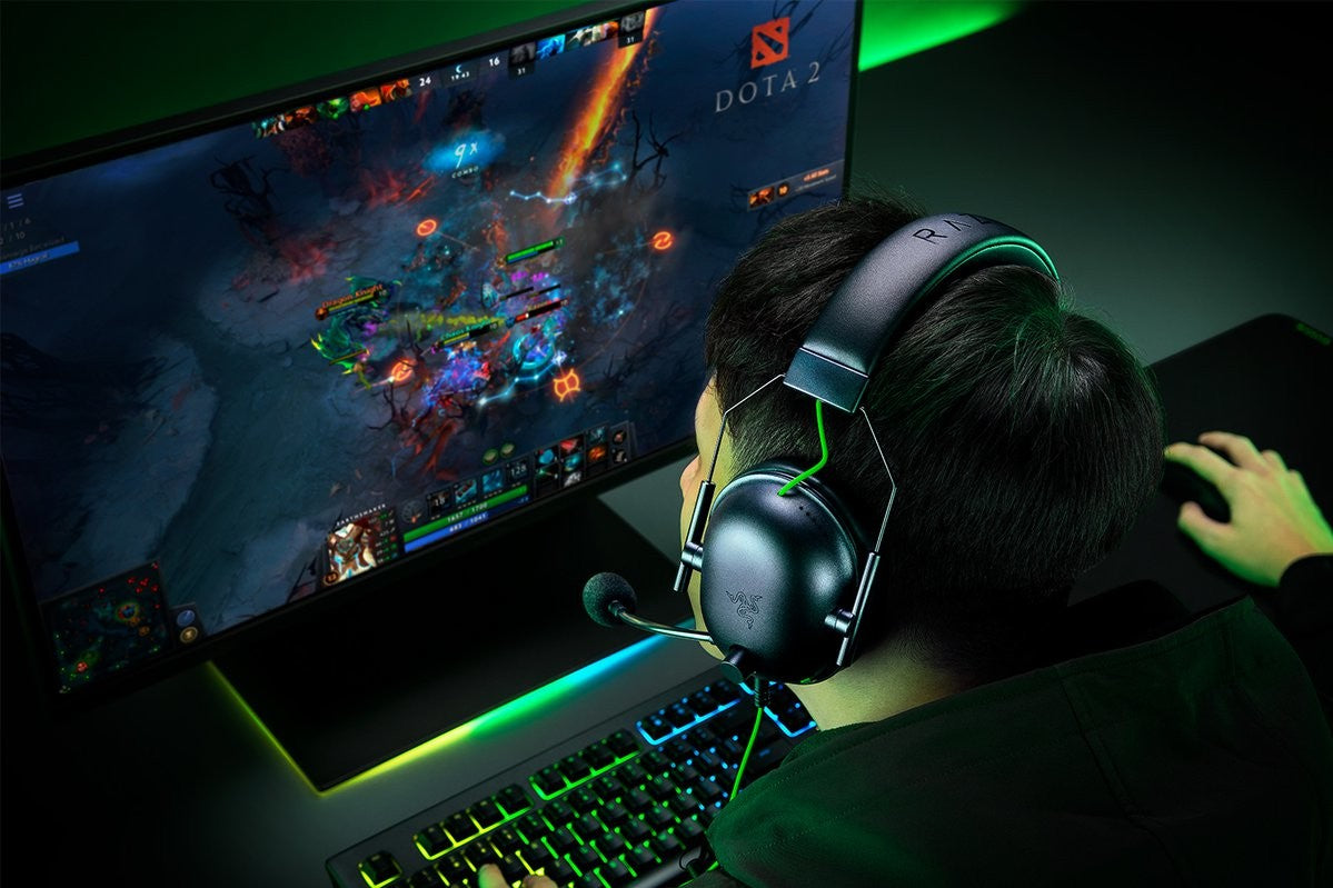 Razer Blackshark V2 X Casque Avec fil Arceau Gaming Noir, Vert