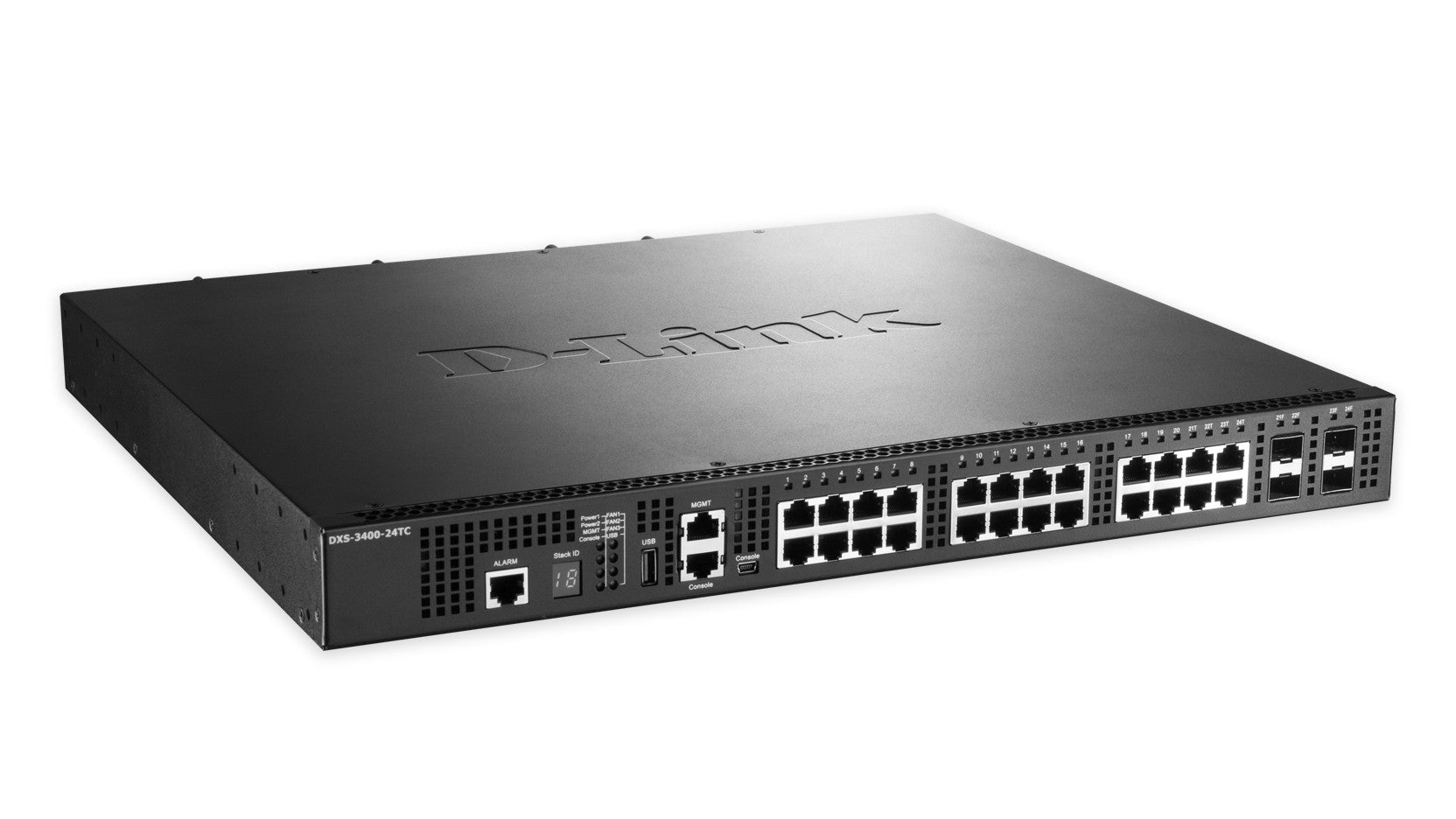 D-Link DXS-3400-24TC commutateur réseau Géré L3 Gigabit Ethernet (10/100/1000) Noir