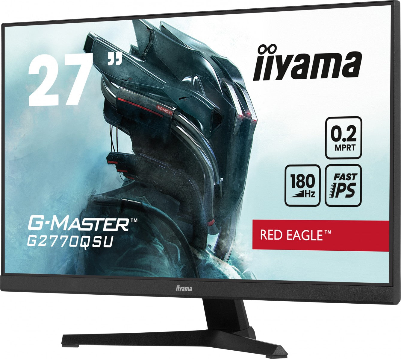 "iiyama G-MASTER G2770QSU-B6 écran plat de PC 68,6 cm (27"") 2560 x 1440 pixels Wide Quad HD LED Noir"