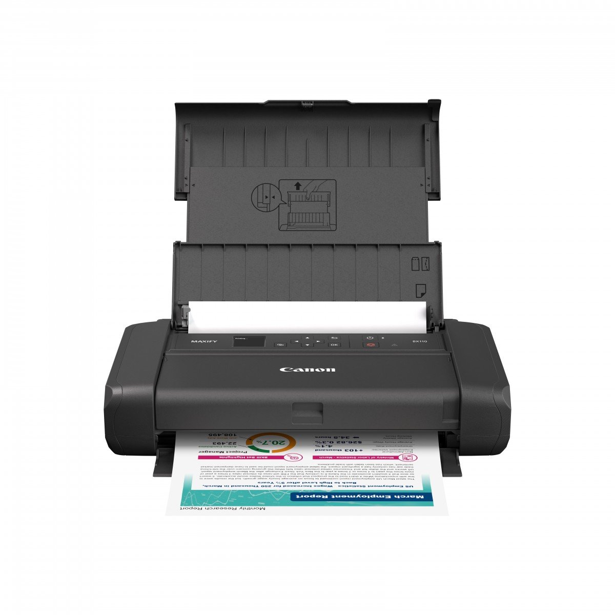 CANON MAXIFY BX110 Printer colour inkjet A4 4800x1200dpi 9ipm mono 5.5 min/page colour 50sheets USB-C Wi-Fi