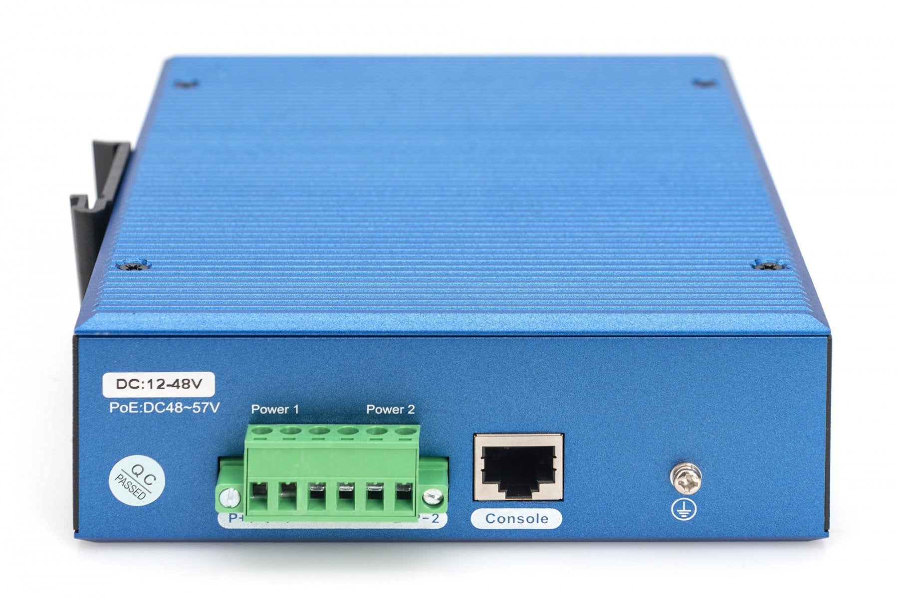 Digitus DN-651161 commutateur réseau Géré L2/L3 Gigabit Ethernet (10/100/1000) Connexion Ethernet, supportant l'alimentation via ce port (PoE) Noir, Bleu