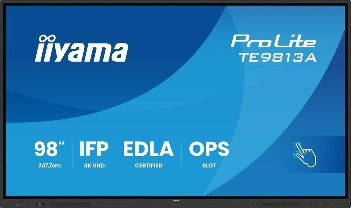 98" IPS 4K 16:9 Google EDLA cert. IFP