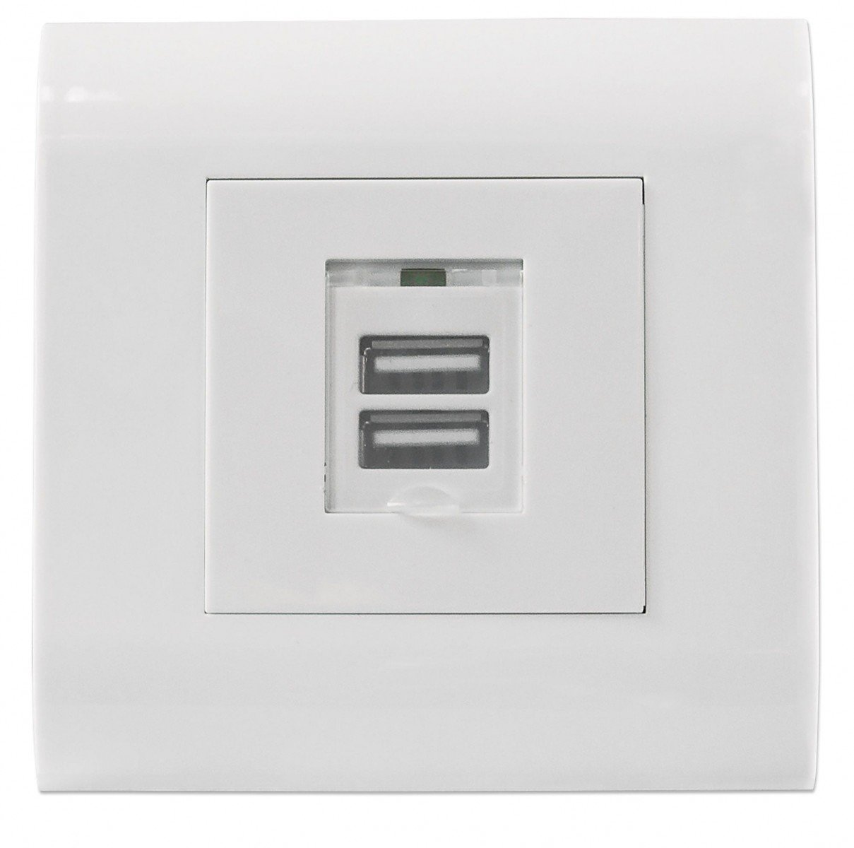 Intellinet 772211 prise de courant USB A Blanc
