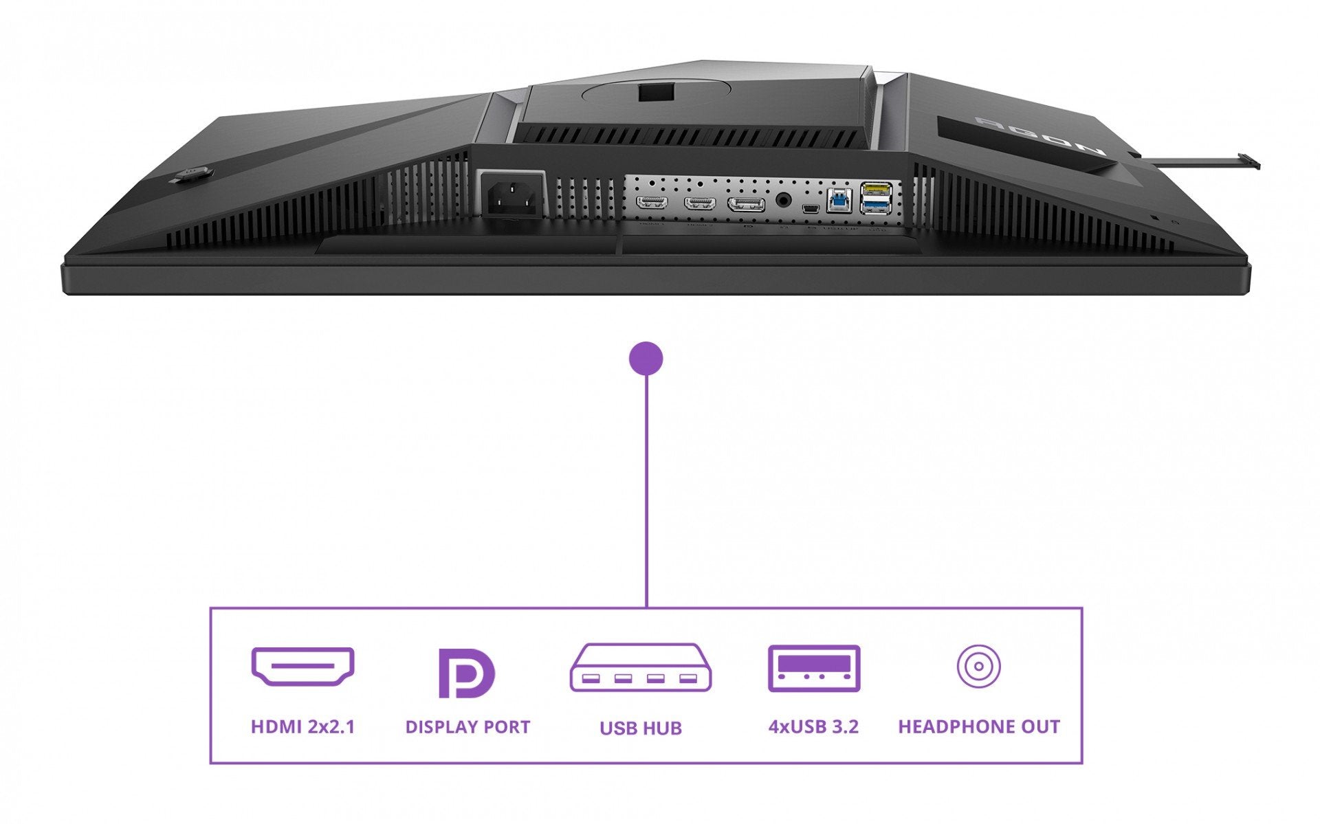 AOC AG246FK6 24.1p FHD Fast TN 610Hz 0.5ms 500cd/m2 HDMI2.1 DP USB 3.2 HUB USB PIVOT