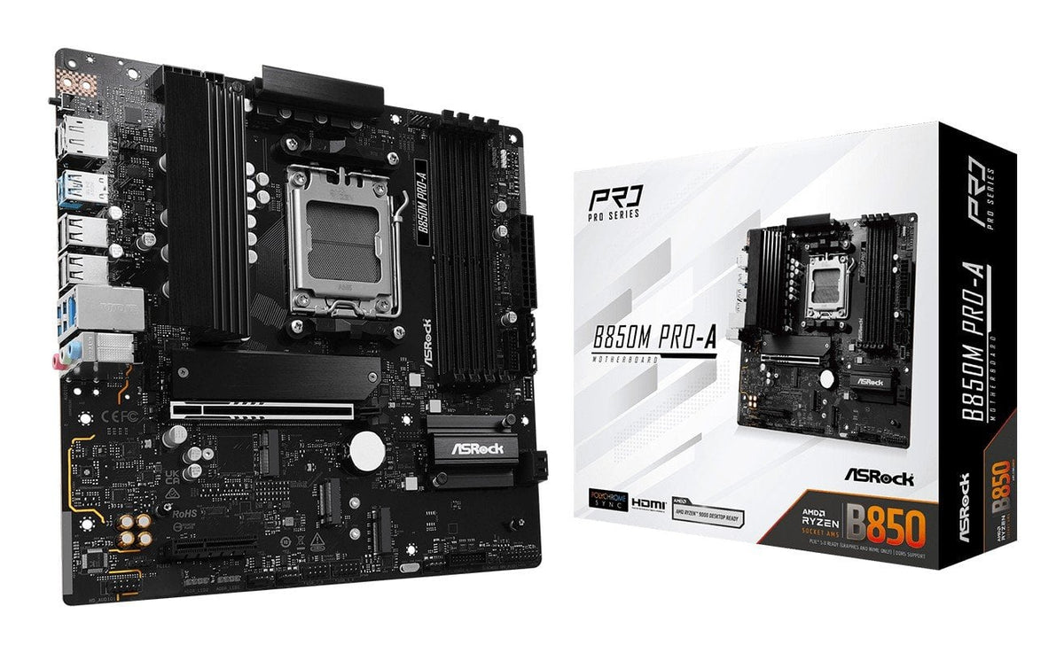 ASRock 90-MXBR80-A0UAYZ Carte mere B850M Pro-A avec DDR5 et socket AM5