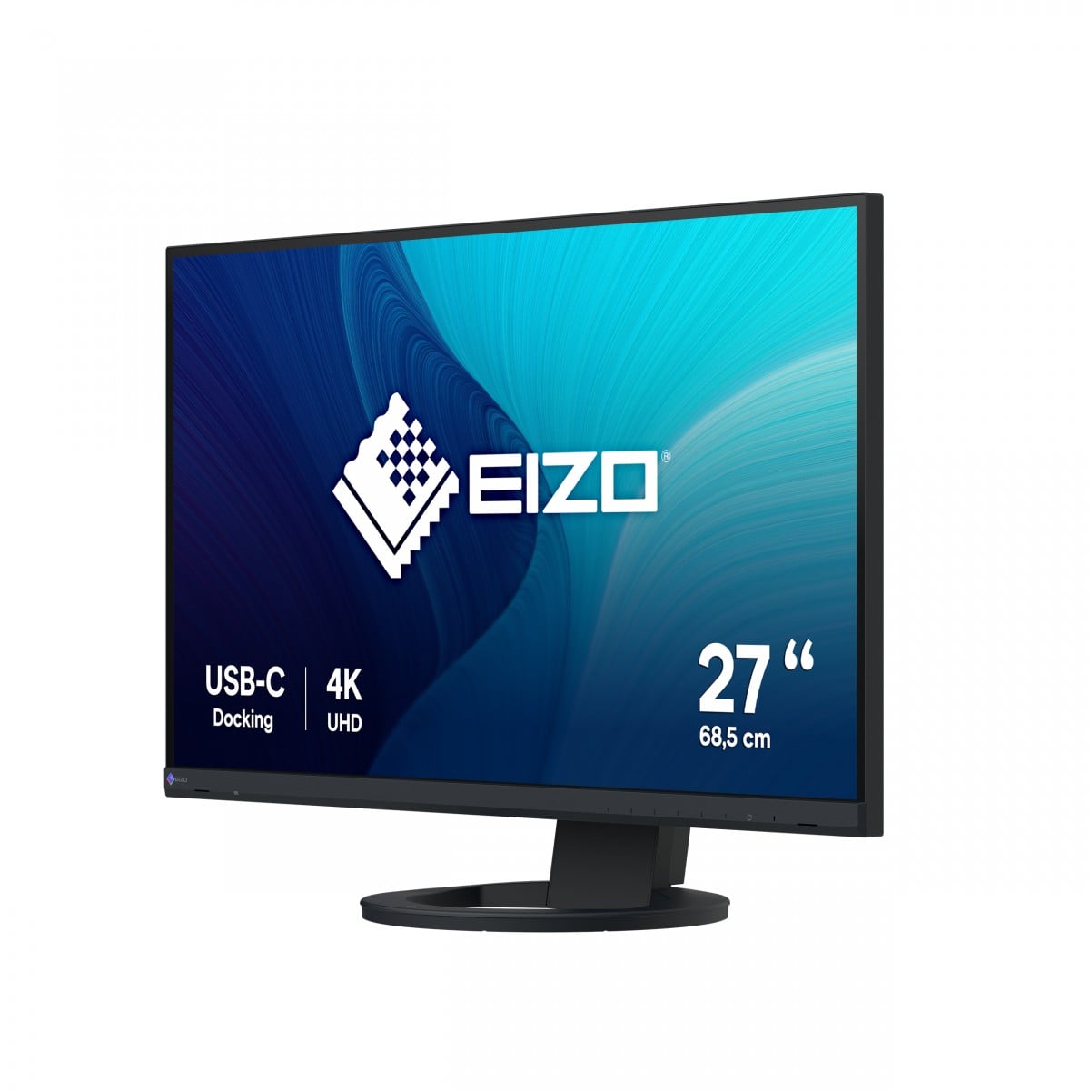 "EIZO EV2740S-BK Moniteur 27"" 3840x2160 IPS Noir USB-C, DP, HDMI, 4x USB-A"