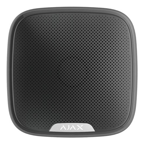 Ajax Systems 38179.07.BL1 StreetSiren Jeweller - sirene extérieure sans fil - noire