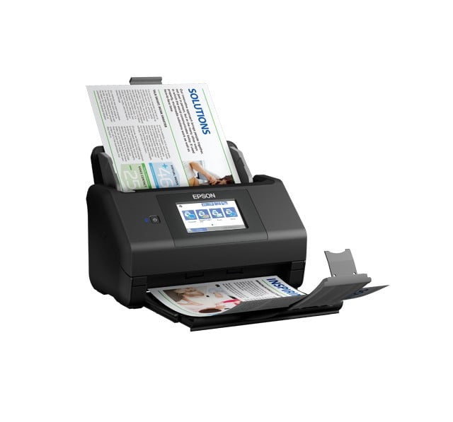 EPSON WorkForce ES-580W Document scanner Contact Image Sensor CIS Duplex 600x600dpi 35ppm ADF 100sheets 4000scans/d USB Wi-Fi