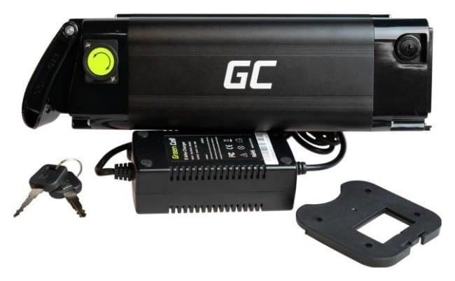 Green Cell EBIKEGCFSF24V10A Batterie Silverfish pour vélo électrique avec Chargeur 24V 10.4Ah 250Wh pour Prophete