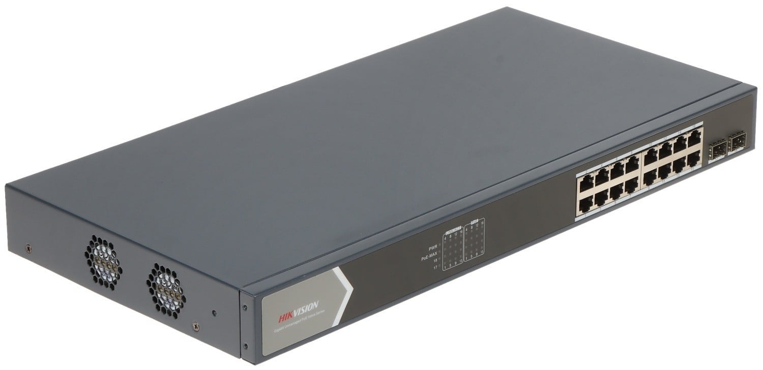 Hikvision DS-3E1518P-SI Commutateur PoE