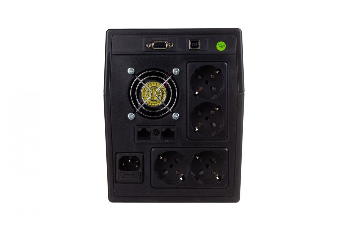 Digitus DN-170067 alimentation d'énergie non interruptible Interactivité de ligne 2 kVA 1200 W 4 sortie(s) CA