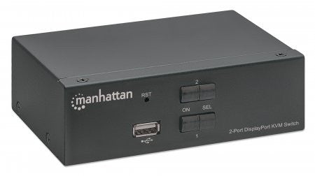 Manhattan 153546 Commutateur KVM 2/1 DisplayPort USB