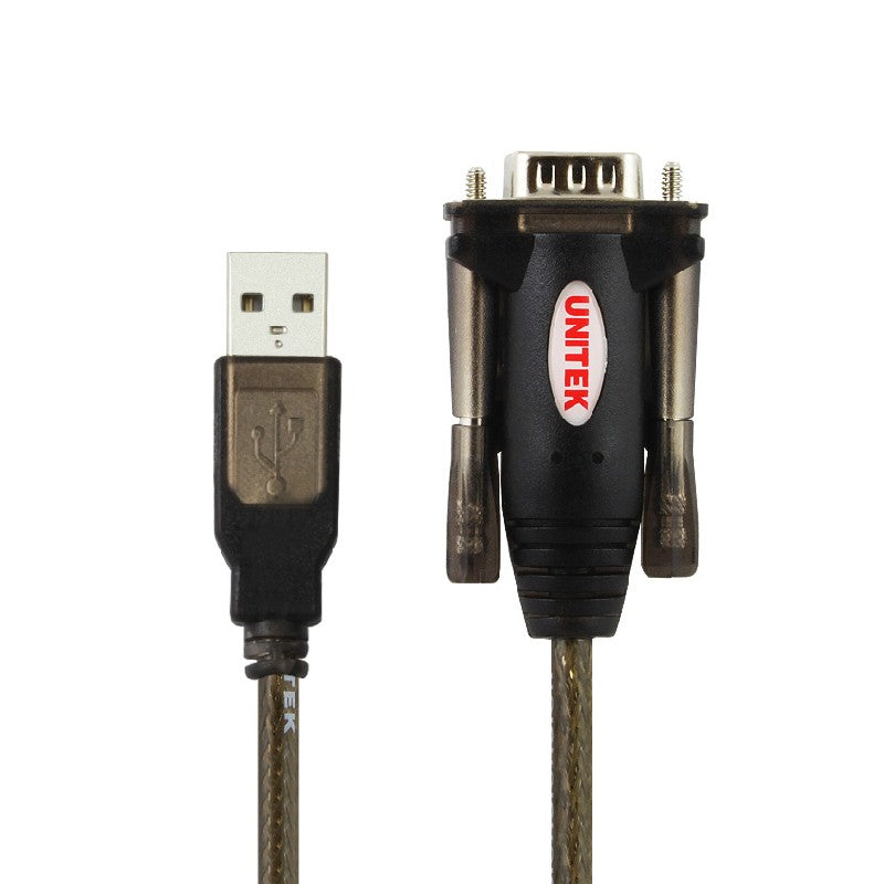 Unitek International UNITEK Y-105 - Noir - 1,5 m - USB Type-A - DB-9 - Mâle - Mâle