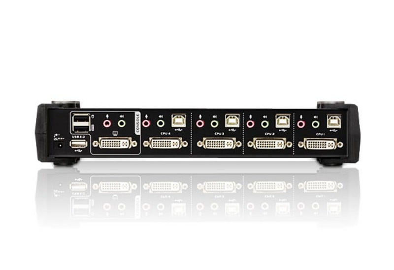 ATEN 4-Port USB DVI Dual Link/Audio KVMP Switch