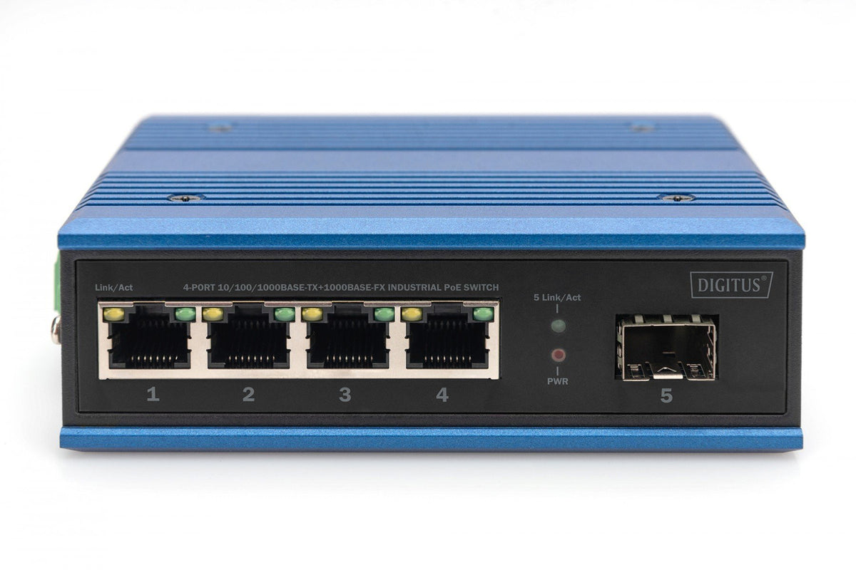 Digitus DN-651135 commutateur réseau Non-géré Gigabit Ethernet (10/100/1000) Noir, Bleu