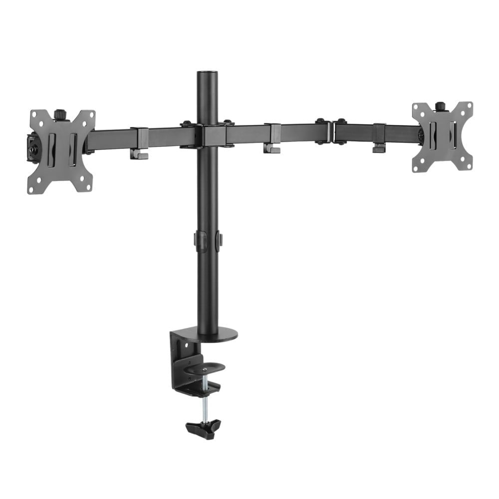 Techly ICA-LCD 582-D Support de Moniteur Double 13-32” LCD 8kg Bureau Rotatif