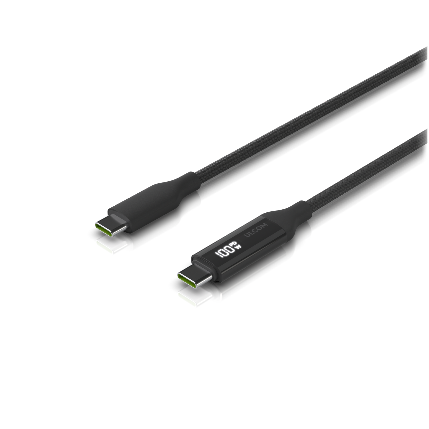 Ubiquiti UACC-Cable-USB-100W-1M-BK câble USB USB C Noir, Gris
