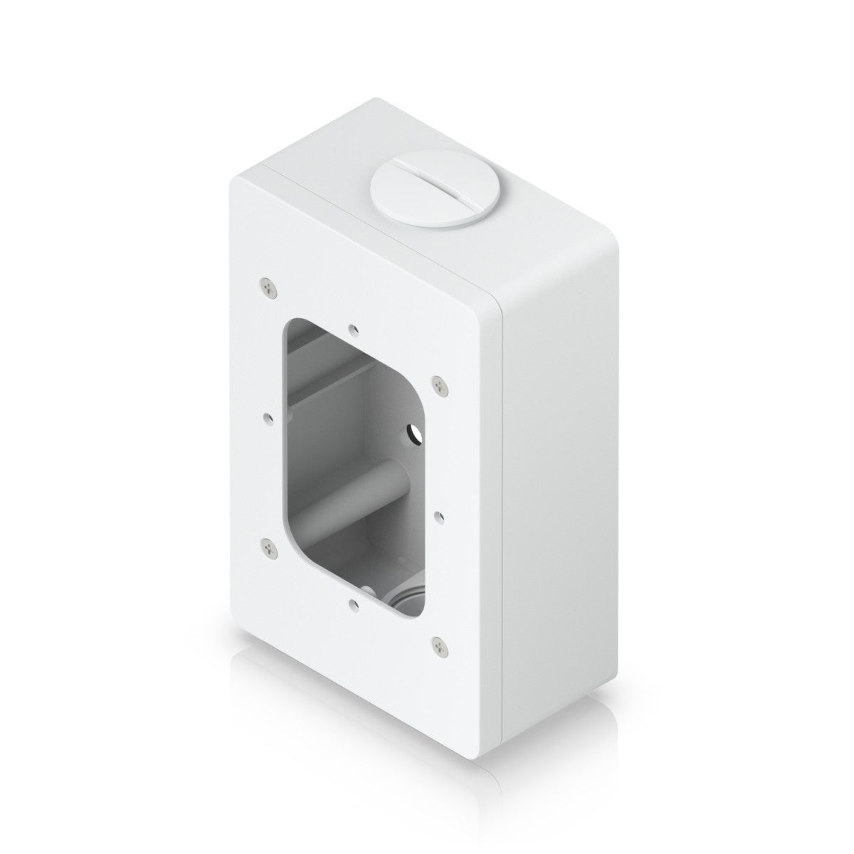 Ubiquiti UACC-Reader-JB-W Boîtier de jonction pour lecteurs d'acces UniFi et visualiseurs d'interphone qui supportent les surfaces planes.