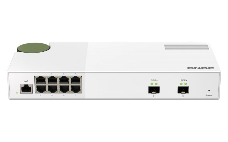 QNAP QSW-M2108-2S commutateur réseau Géré L2 2.5G Ethernet (100/1000/2500) Gris