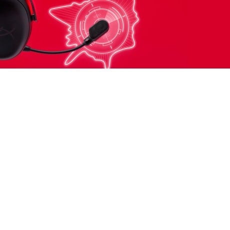 Casque sans fil HyperX Cloud III avec microphone, rouge