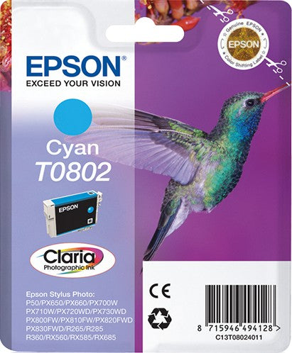 Ink/T0802 Hummingbird 7.4ml CY