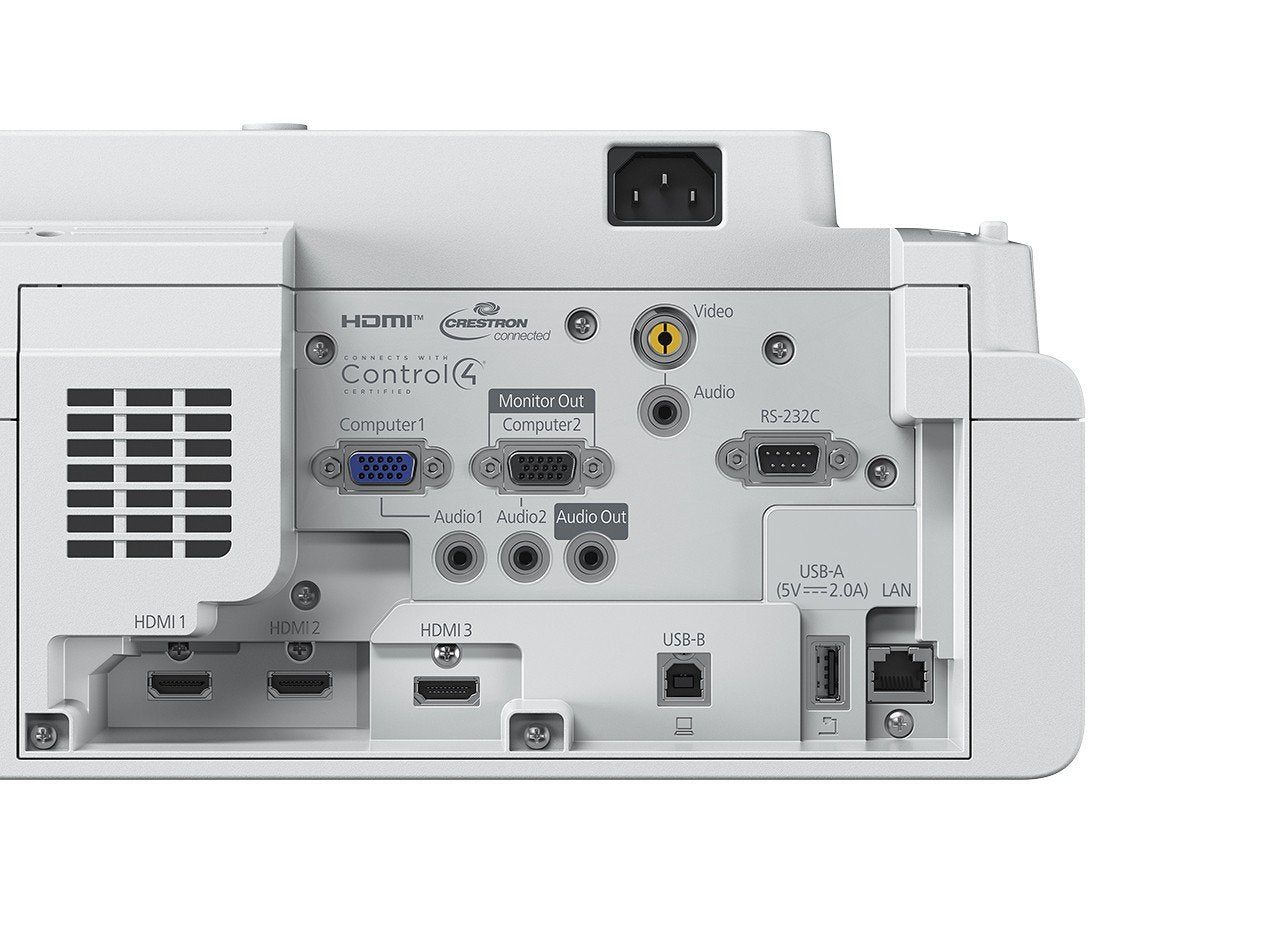 EPSON EB-760Wi ultra courte focale interactif laser 41000Lm WXGA 0,27 - 0,37:1 USB2.0 A et B VGA HDMIx3 LAN WIFI RS-232C