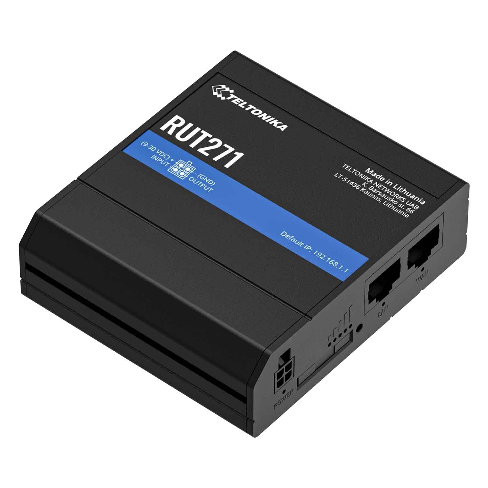 TELTONIKA NETWORKS RUT271 Redcap 5G/4G/LTE WiFi Router