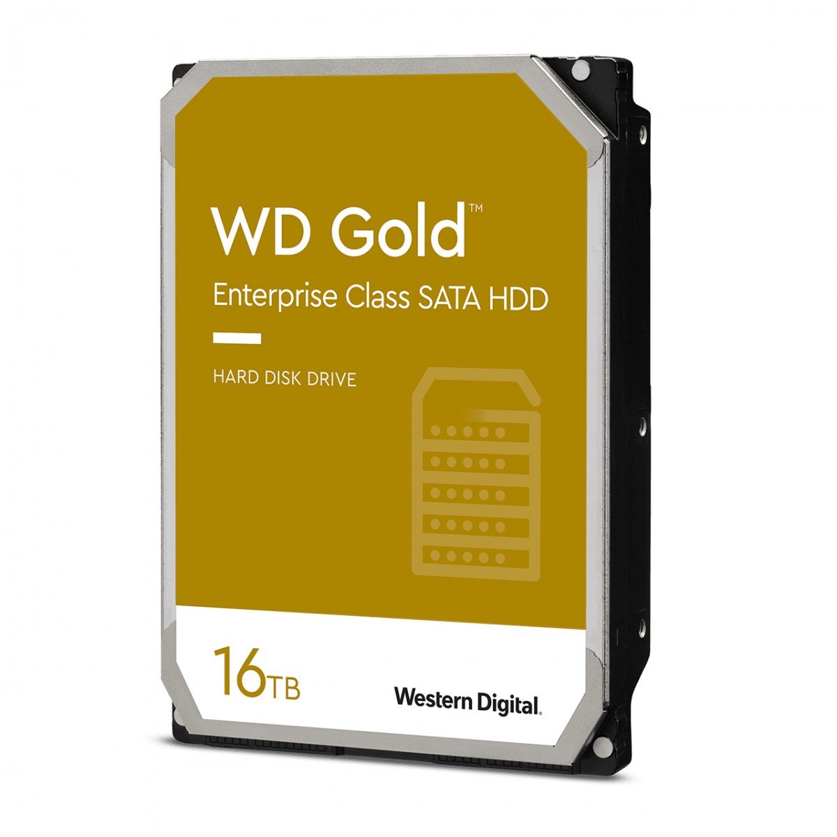 WD Gold 16To HDD 7200rpm 6Gb/s sATA 512Mo cache 3.5p intern RoHS compliant Enterprise Bulk