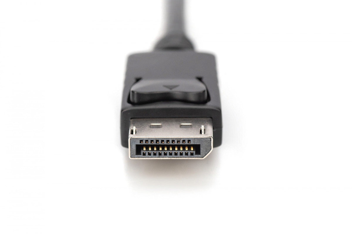 Digitus AK-330111-020-S câble vidéo et adaptateur 2 m HDMI Type A (Standard) DisplayPort + USB Type-A Noir