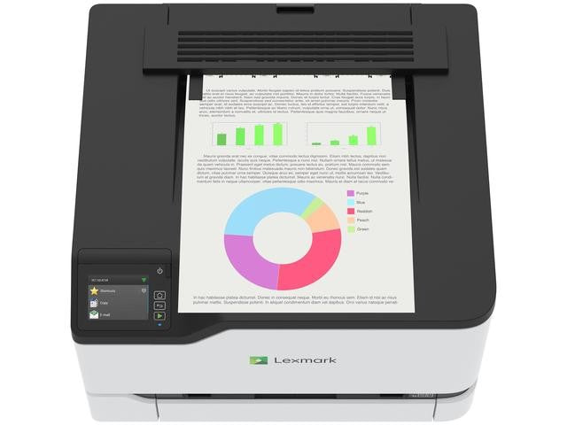 LEXMARK CS431dw Printer colour Duplex laser A4 600x600dpi 24.7ppm mono 24.7ppm colour 250sheets USB LAN Wi-Fi