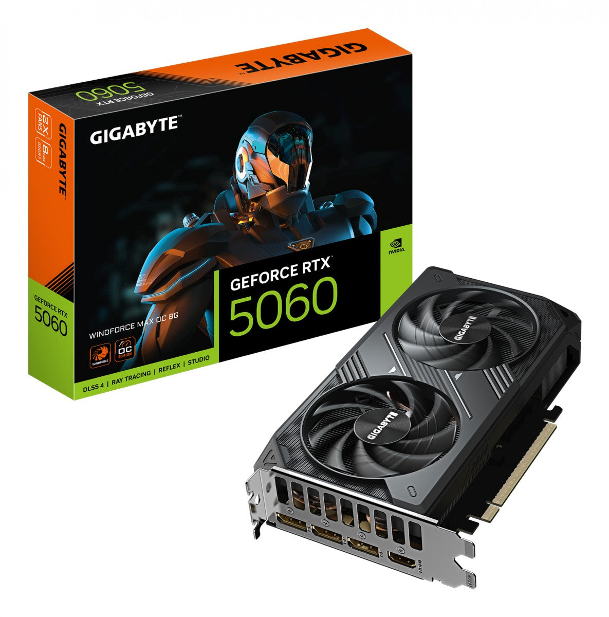 GIGABYTE GeForce RTX 5060 WINDFORCE MAX OC 8G NVIDIA 8 Go GDDR7