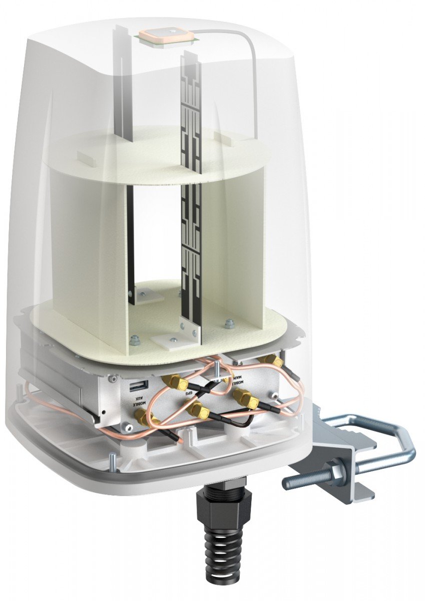 Antenne Omni-Directionnelle QuWireless AX11S 4 dBi Gain Multi-Bandes de Fréquence
