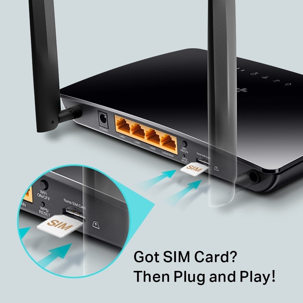 TP-LINK 300 Mbps WLAN N 4G LTE router