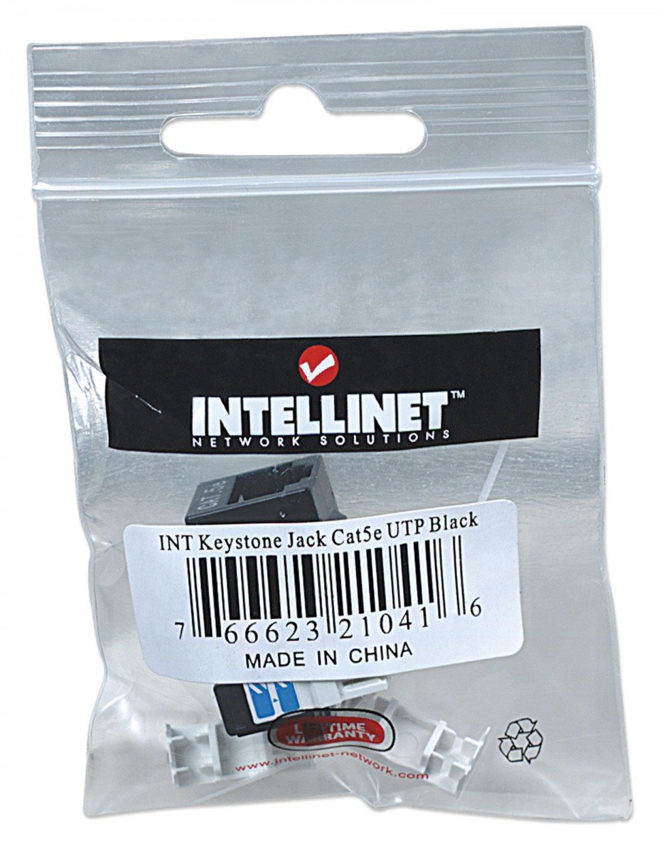 Intellinet 210416 Module keystone C5 UTP noir