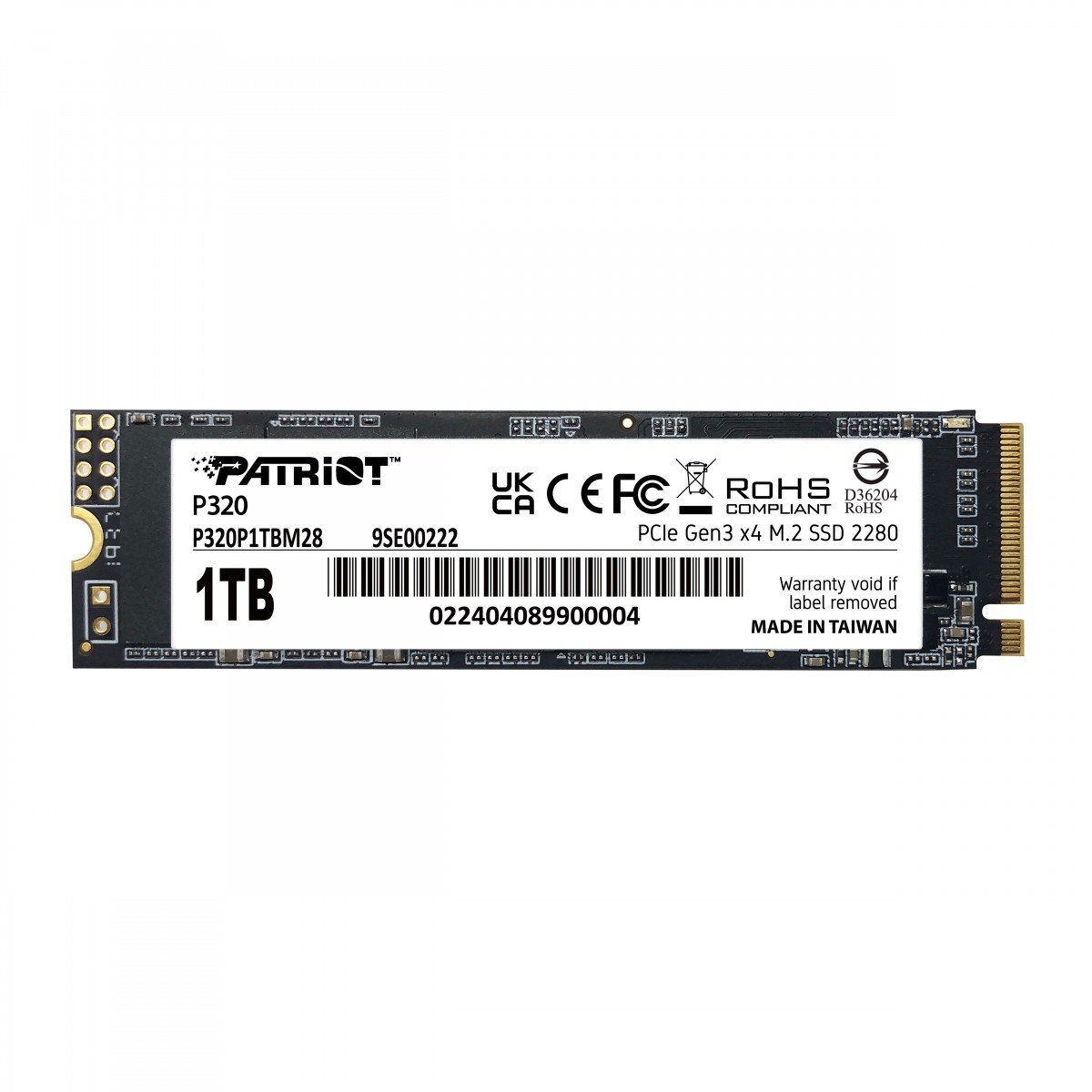 Patriot Memory P320 1 To M.2 PCI Express 3.0 NVMe