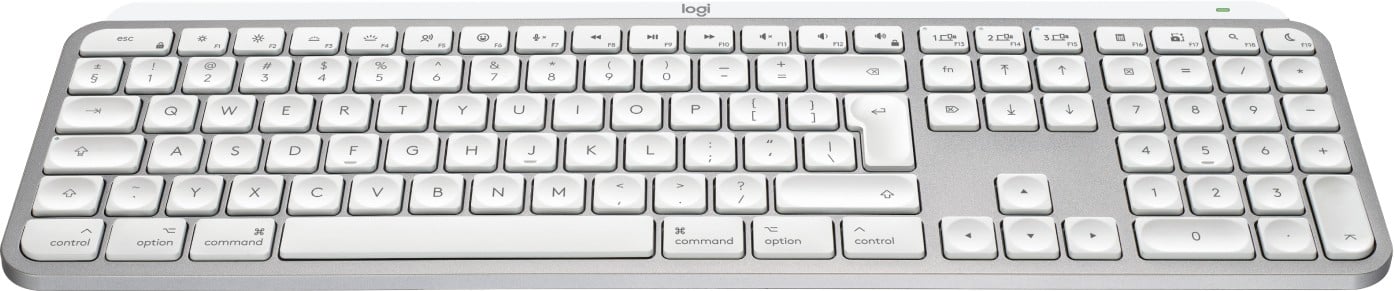 Logitech 920-011638 MX Keys S Clavier pour Mac Gris Clair
