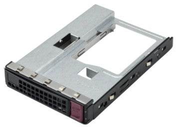 "Supermicro MCP-220-00158-0B Obturateur de baie de lecteur 2,5/3,5"" Plateau de stockage de disques Noir, Bordeaux, Métallique"