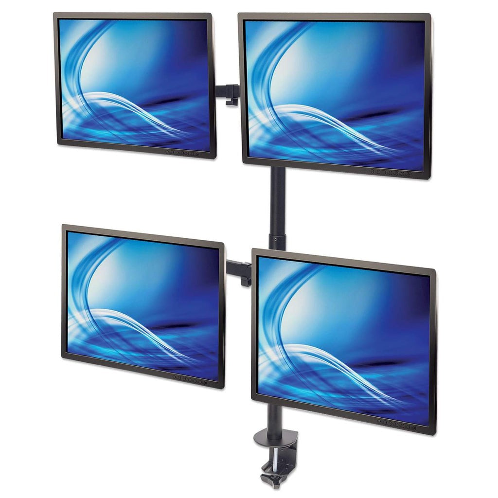 "Manhattan 461566 Bras de montage de bureau 4x LCD 13-32"""