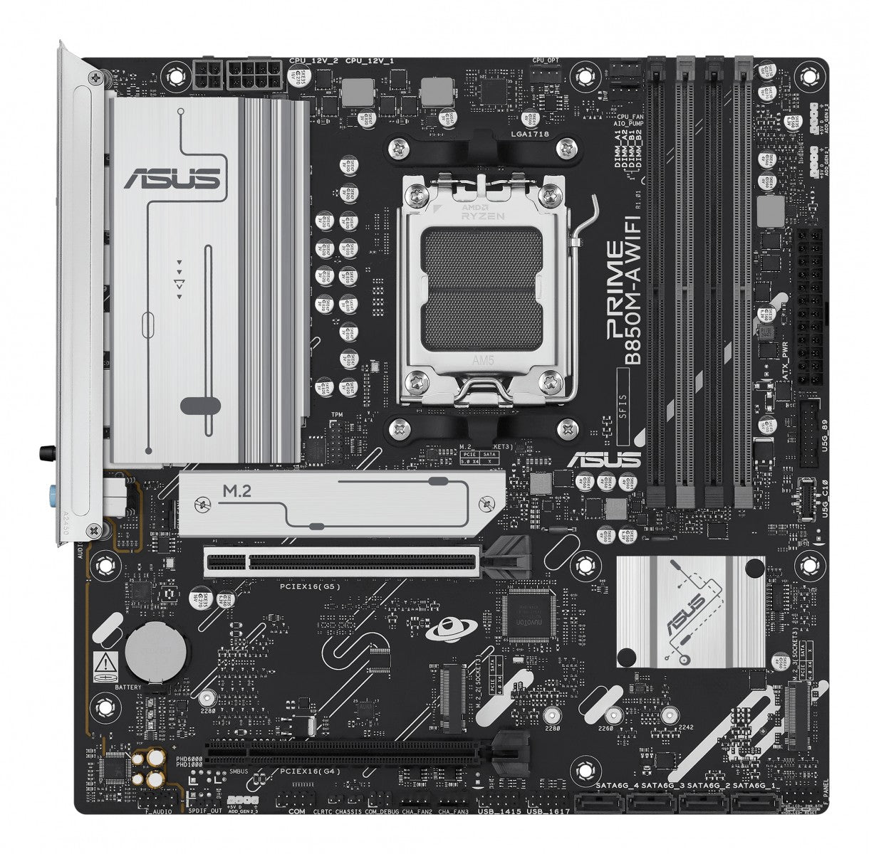 ASUS PRIME B850M-A WIFI AM5 MB 4xDDR5