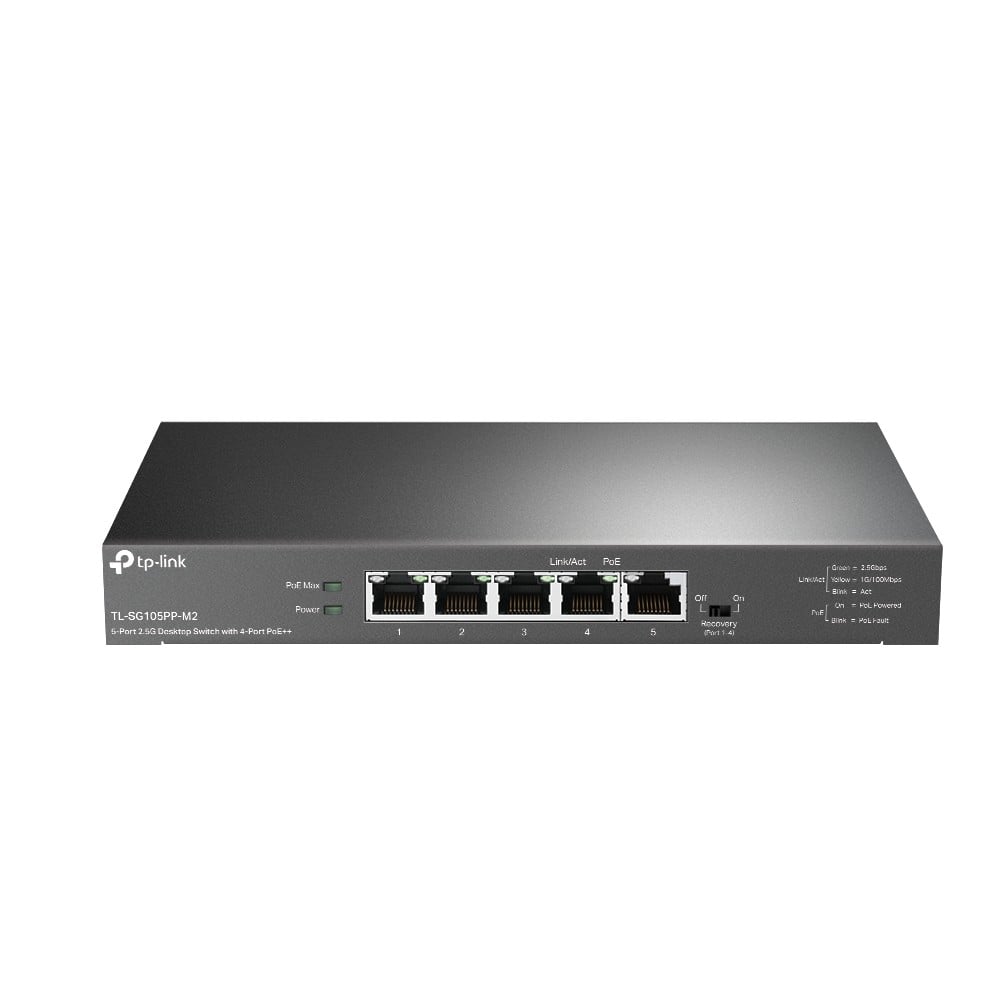 5-Port 2.5G Desktop Switch with 4-Port