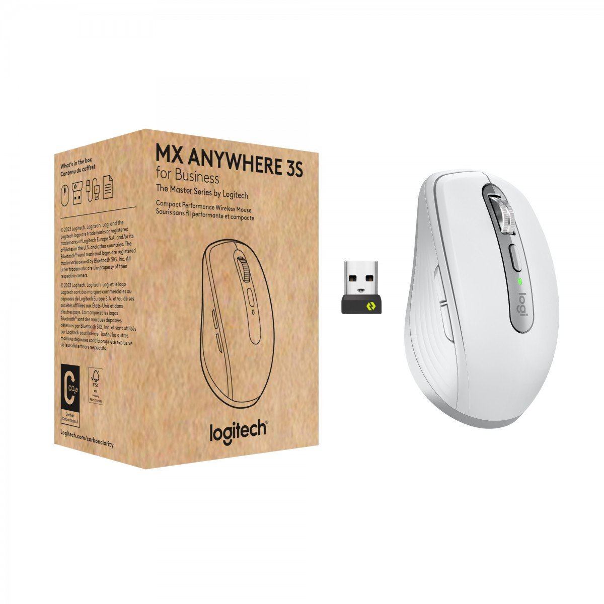 LOGITECH MX Anywhere 3S for Business - PALE GREY - EMEA28-935