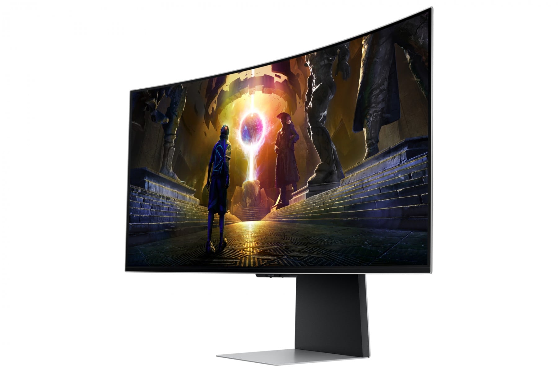 "Samsung G85SD écran plat de PC 86,4 cm (34"") 3440 x 1440 pixels UltraWide Quad HD OLED Argent"