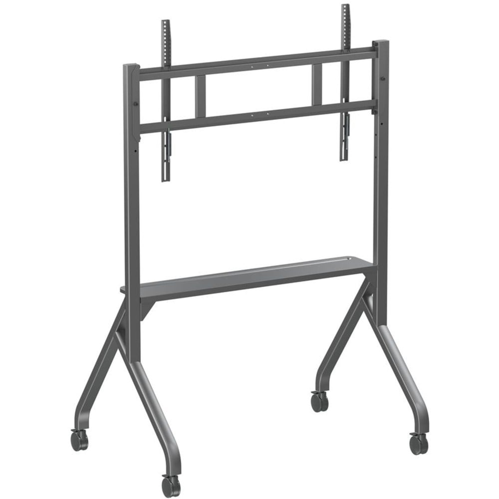 "Techly ICA-TR53MB Support TV mobile 55-86"" jusqu'a 80kg étagere AV réglable"