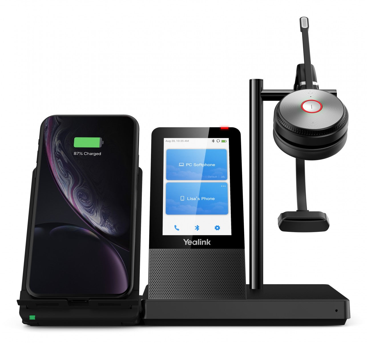 Yealink WH66 MONO UC Casque de bureau sans fil avec Bluetooth portée de 160m