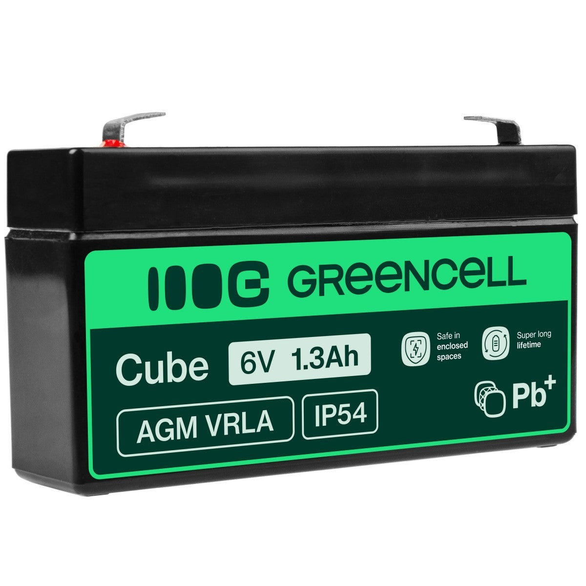 Green Cell AGM13 Batterie de l'onduleur Sealed Lead Acid (VRLA) 6 V 1,3 Ah